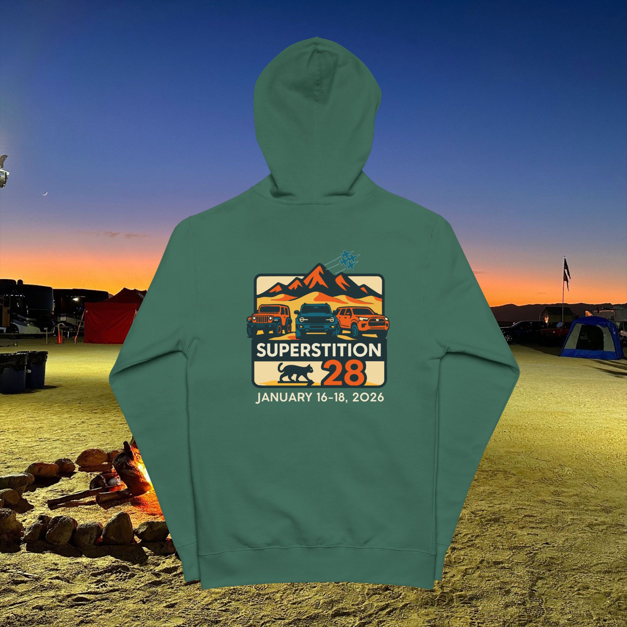 Superstition 28 Event Zip-Up Hoodie - Image 2