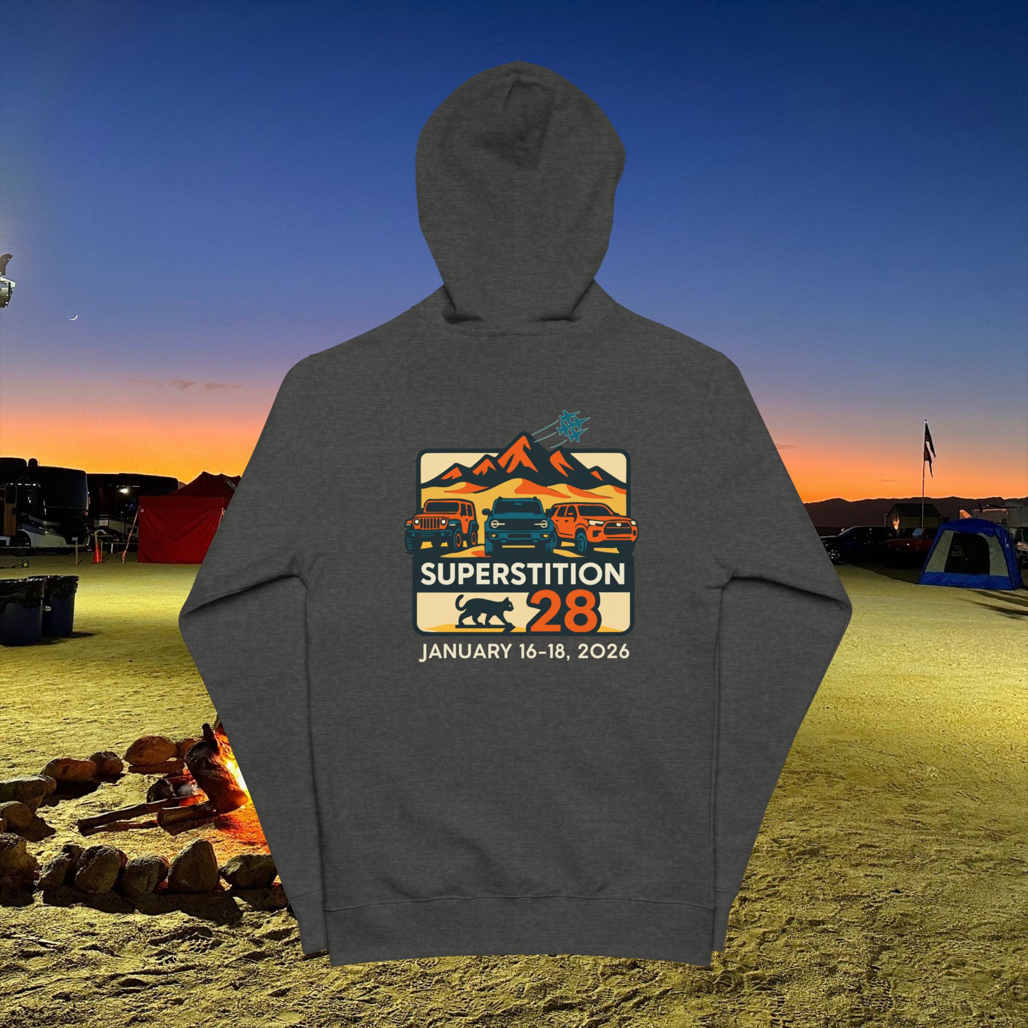 Superstition 28 Event Zip-Up Hoodie - Image 4