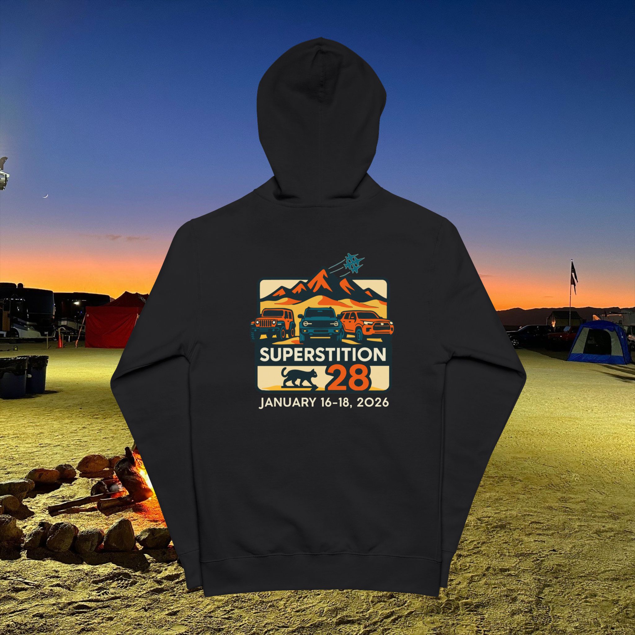 Superstition 28 Event Zip-Up Hoodie - Image 8